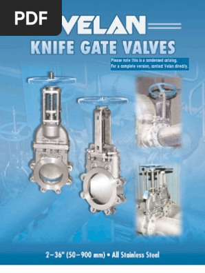 STAINLESS STEEL STANDARD KNIFE GATE VALVES