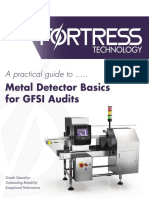 Guide Metal Detector Basics Audit – FORTRESS TECHNOLOGY
