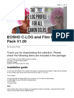 Instructions - EOSHD C-LOG and Film Profiles