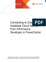 Connecting To Oracle Database Cloud Service From Informatica Developer or Powercenter