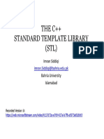 The C++ Standard Template Library (STL) : Imran - Siddiqi@bahria - Edu.pk