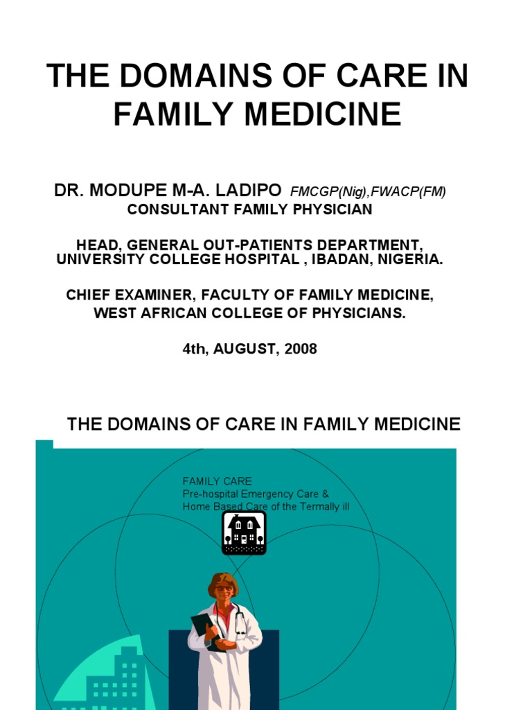 Domains Of Family Medicine Pdf Family Medicine Health Care