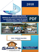 Modelo - Informe de Gestion Periodo de Enero A Noviembre de 2018 Definitivolisto