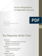 The Skill and Art of Negotiation Strategies For Negotiation Success
