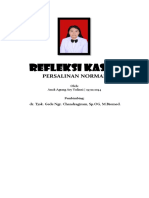 Refleksi Kasus 2 (Persalinan Normal) - Anak Agung Ary Yuliani - 1971121044