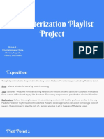 Characterization Playlist Project