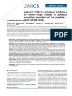 Preoperative treatment with 5a-reductase inhibitors and the risk of hemorrhagic events in patients undergoing transurethral resection of the prostate – A population-based cohort study