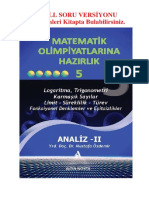 Matematik Olimpiyatlarına Hazırlık 5 Mustafa Özdemir Full Sorular