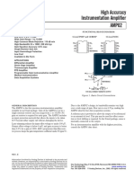 High Accuracy Instrumentation Amplifier: V Max V/ C Max