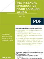 investing in sexual and reproductive health in sub-saharan africa