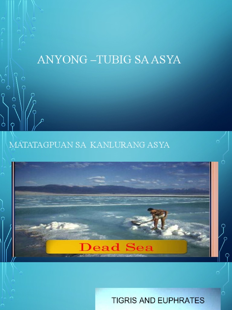 Anyong - Tubig Sa Asya | PDF