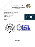 Informe Normas ISO 9000 y 9001