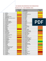 Semáforo Epidemiológico Regional 01-14 de Febrero