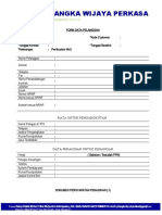 Form Data Pelanggan