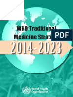 WHO Traditional MEdicine Strategy