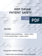 Konsep Dasar Patient Safety D 3 2021
