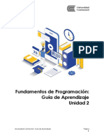 Guia de Aprendizaje U2 - Fundamentos de Programación