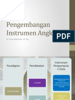 Materi Pengembangan Instrumen Angket Pasca