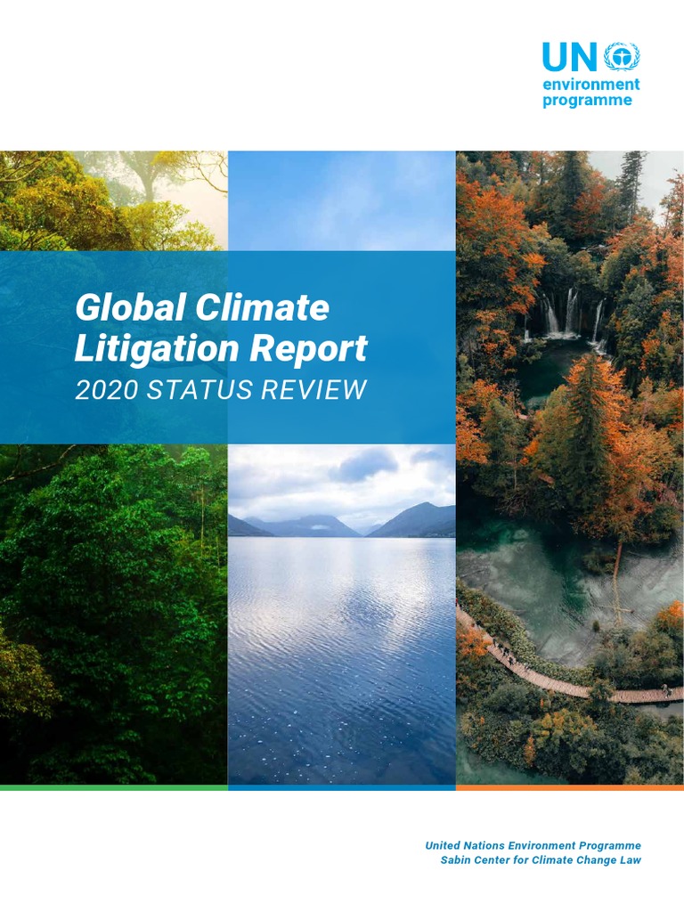 Global Climate Litigation Report: 2020 Status Review | PDF | Climate ...