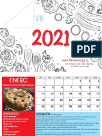 Calendario 2021 La Rana Rosa