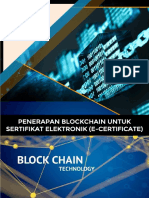 Penerapan Sistem Blockchain Pada Sertipikat Elektronik (E-Certificate)