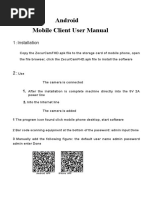 Android Mobile Client User Manual: 1 Installation