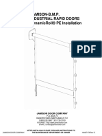 Jamison-B.M.P. Industrial Rapid Doors Dynamicroll® Pe Installation