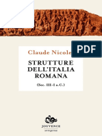 Claude Nicolet - Strutture Dell'Italia Romana (Sec. III-I - A.C.) (2014, Jouvence)