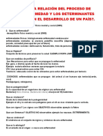 1¿cuál Es La Relación Del Proceso de Salud Enfermedad y Los Determinantes