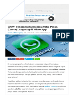 WOW! Sekarang Kamu Bisa Kutip Pesan (Quote) Langsung Di WhatsApp!