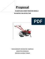Proposal Handtraktor Roda 2 (Mitra Tani)