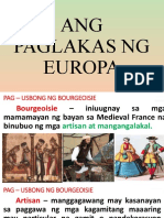 Ang Paglakas NG Europa