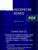 Konstanta - Laju Reaksi - Minggu - 13