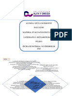 Mapa Semantico Tipos de Evaluacion