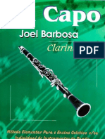 CLARINETE - MÉTODO - Da Capo - Joel Barbosa