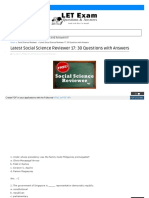 Latest Social Science Reviewer 17: 30 Questions With Answers