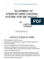 Development of Steer-By-Wire Control System For GM "Sequel"