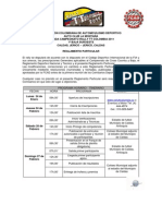 Reglamento Particular APROBADO 1º BAJA SUROESTE