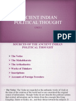 Ancient Indian Political Thought: Unit I
