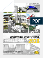 Architectural Needs Statement 2020