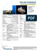 Harsh-Environment Semi-Submersible: General Description Storage Capacities