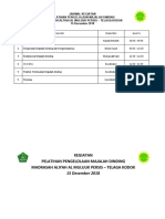 Jadwal Pelatihan Pengelolahan Majalah Dinding