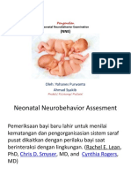 Oleh: Yohanes Purwanto Ahmad Syakib: Neonatal Neurobehavior Examination