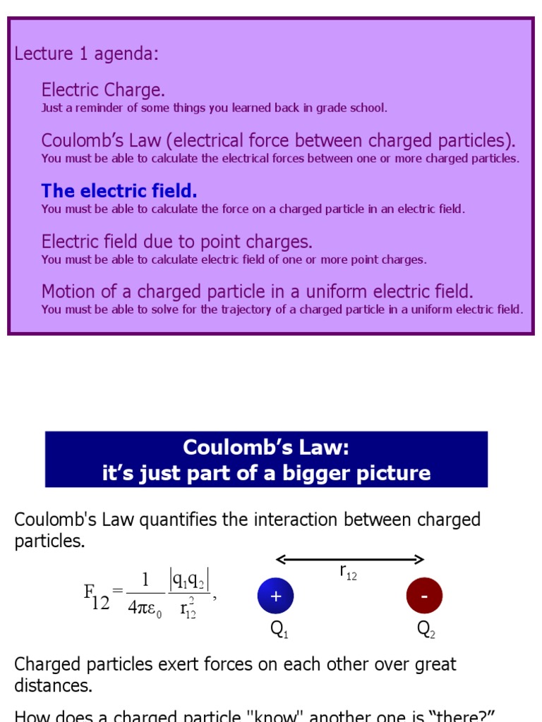 Understanding Electric Charge and Fields | PDF | Electric Field | Force