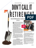 Don'T Call It Retirement: Sutter CEO Michael Purvis Readies For His Next Chapter in Life