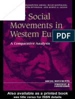 KRIESI Social Movements, Protest, And Contention) Hanspeter Kriesi_ Et Al - New Social Movements in Western Europe _ a Comparative Analysis-UCL Press (1995)