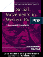 KRIESI Social Movements, Protest, and Contention) Hanspeter Kriesi - Et Al - New Social Movements in Western Europe - A Comparative Analysis-UCL Press (1995)