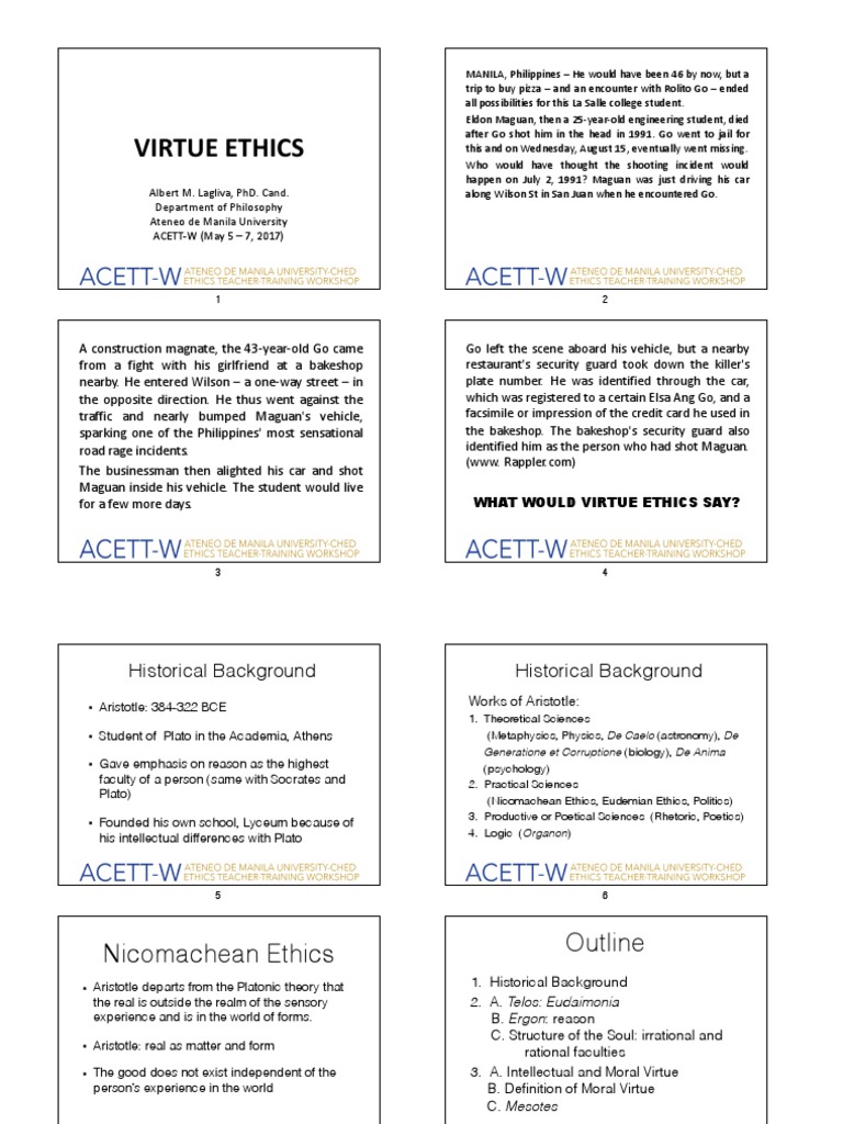 Virtue Ethics and Moral Character | PDF | Virtue | Reason
