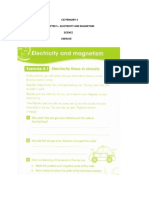 Cie Primary 4 Chapter 5 Electricity and Magnetism Science Exercise