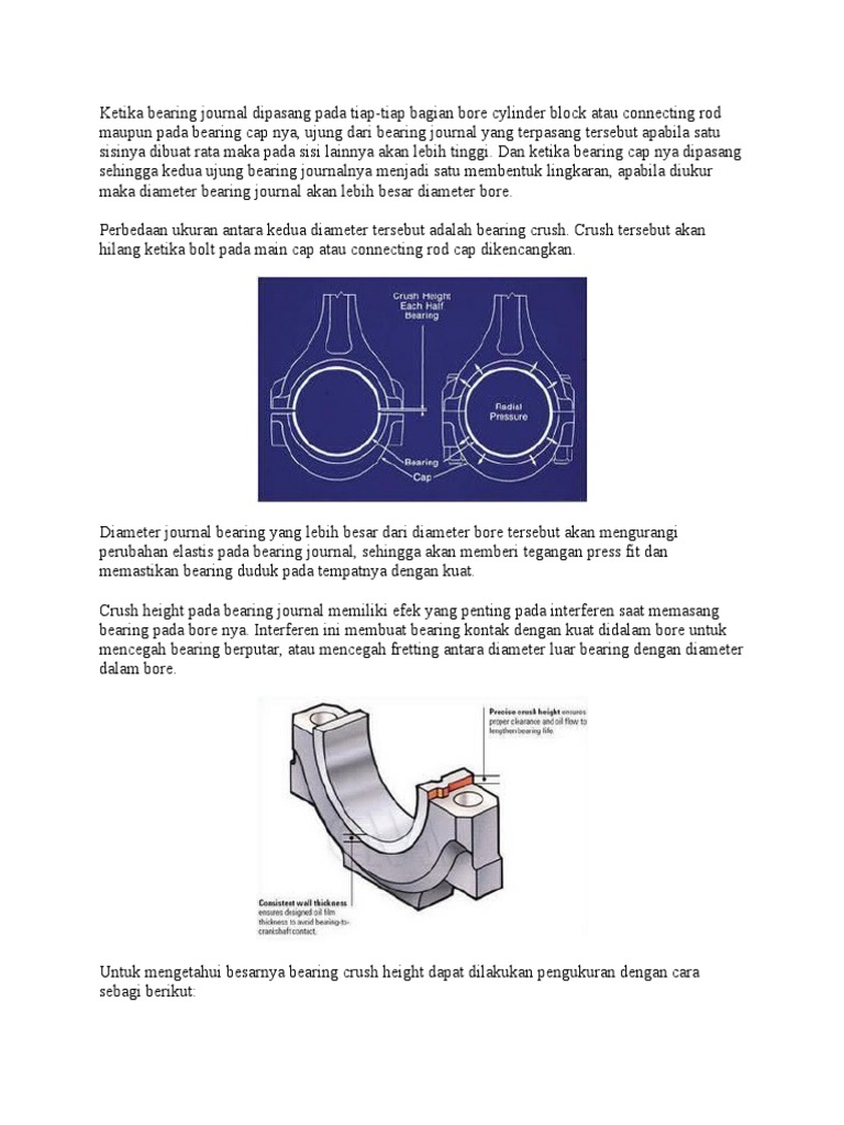 Bearing Crush Heigh PDF